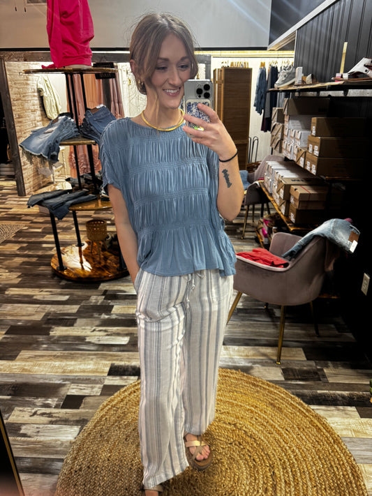 Stay In Your Lane Striped Pants