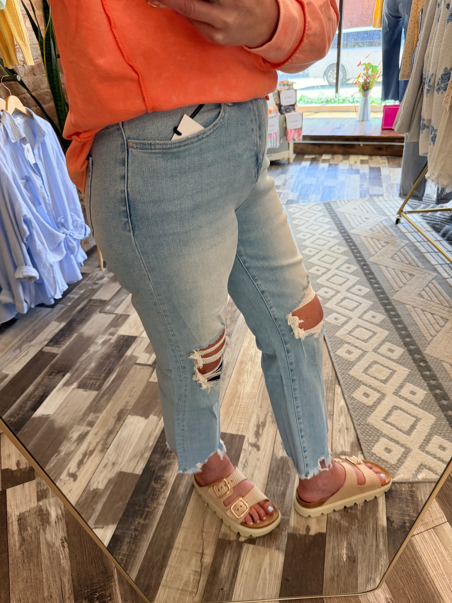 Mica 90's Vintage Crop Flare