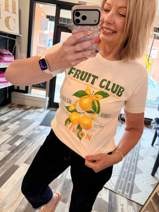 Lemon Fruit Club Graphic Tee