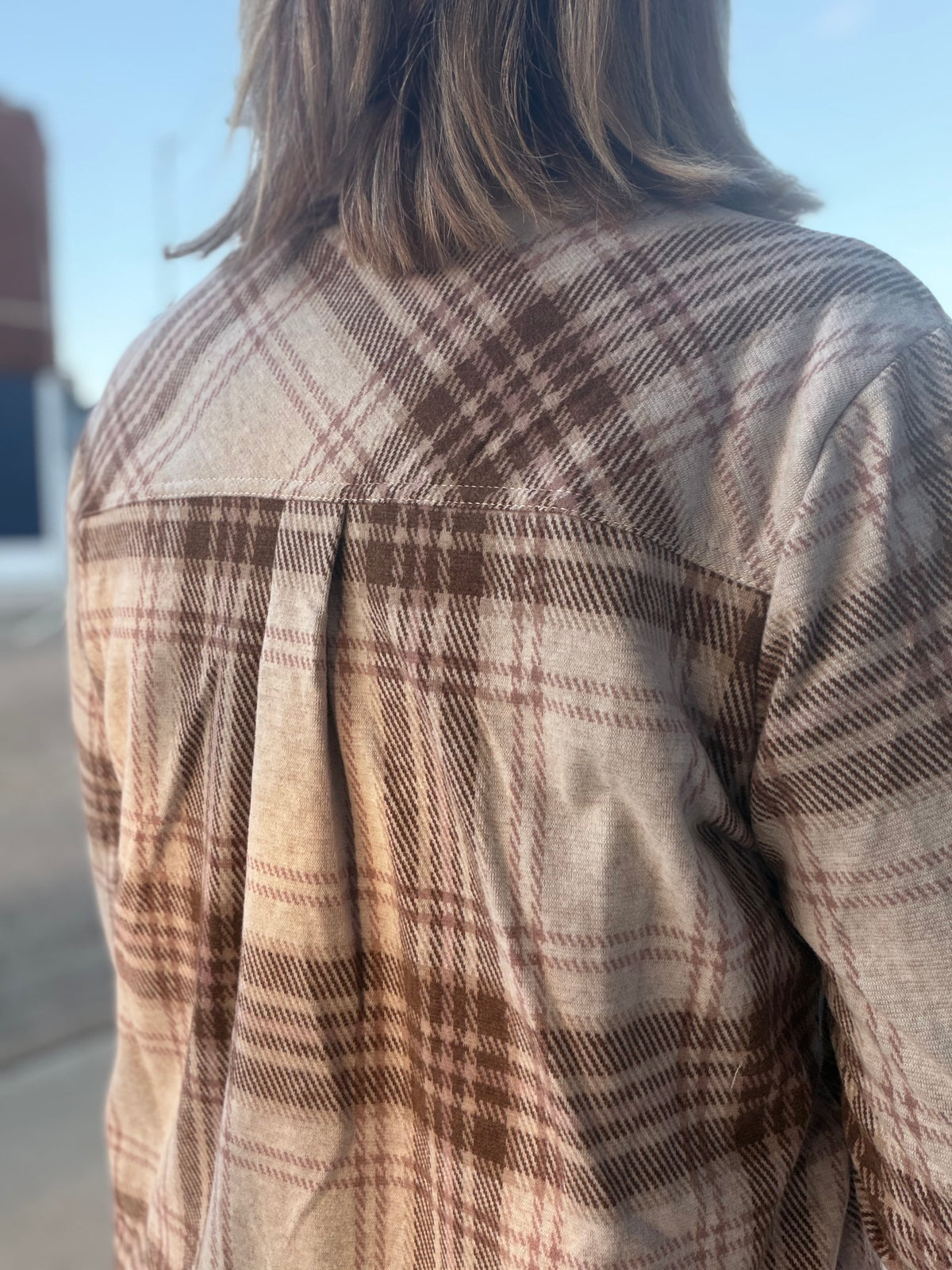 The Wren Plaid Shacket