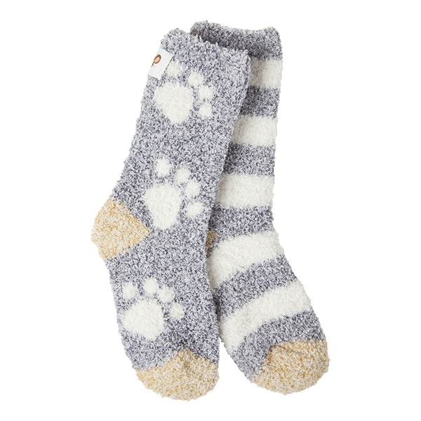 Kids Cozy Crew Paw and Stripe