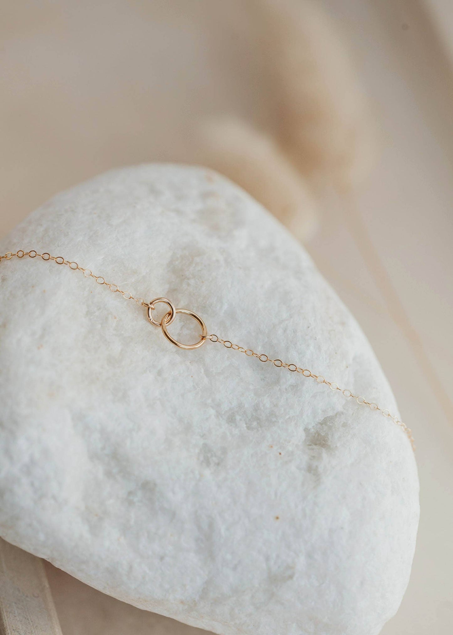 Tiny Links Necklace | 14kt Gold Fill