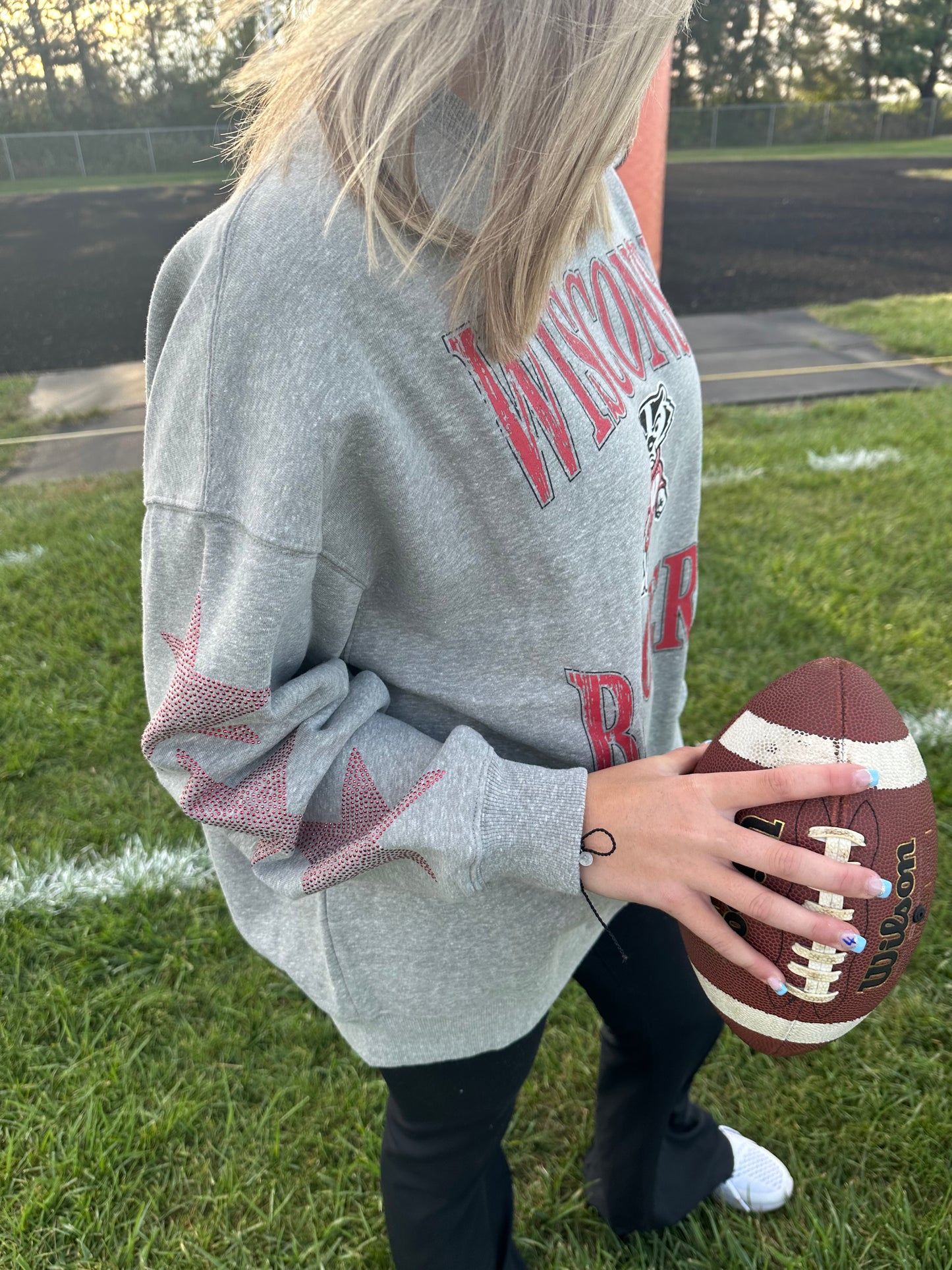Wisconsin Badgers Star Bling Sweatshirt