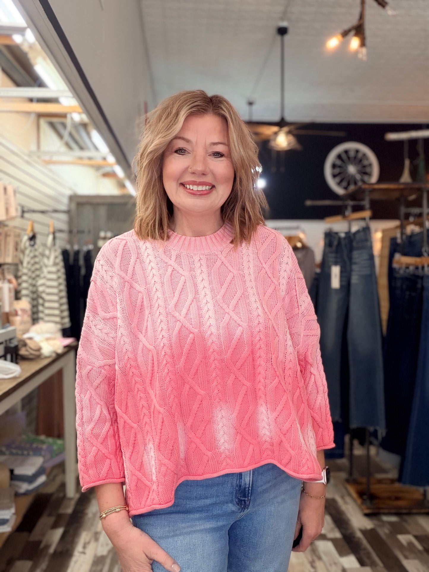 Slouchy Ombre Sweater