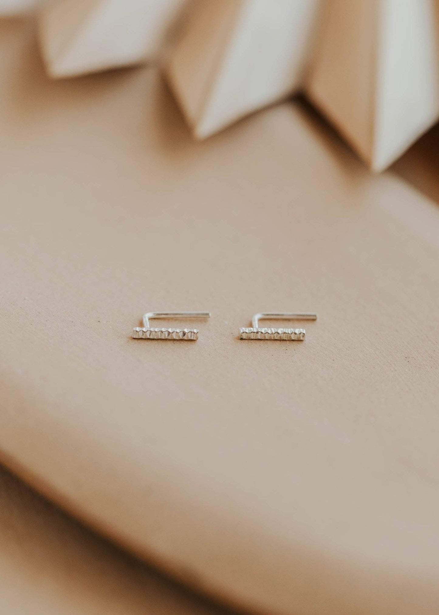 Barre Ear Climbers | 14kt Gold Fill + Sterling Silver