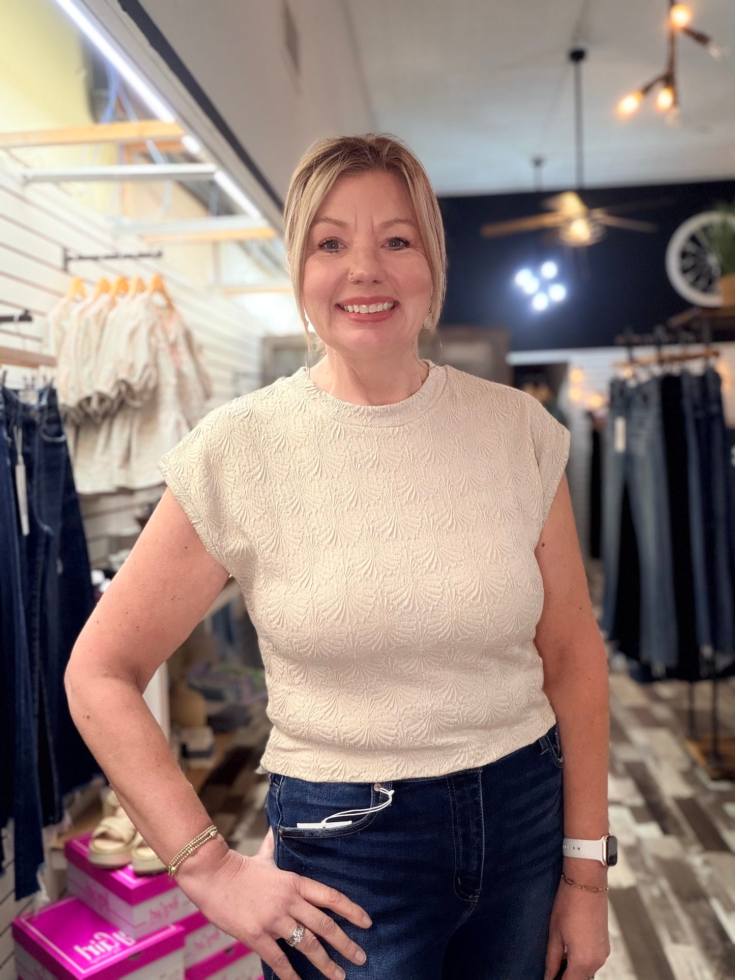 Harley Cap Sleeve Basic Tee