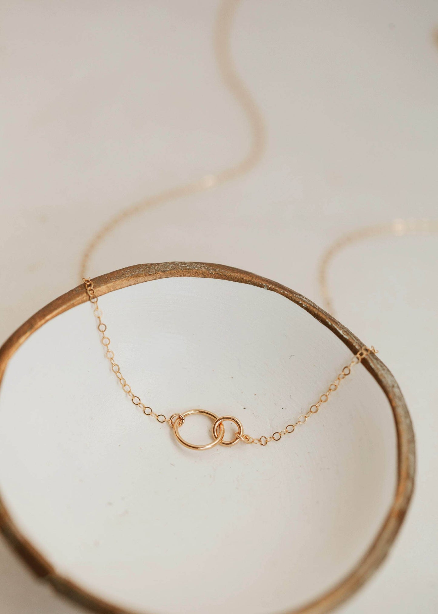 Tiny Links Necklace | 14kt Gold Fill