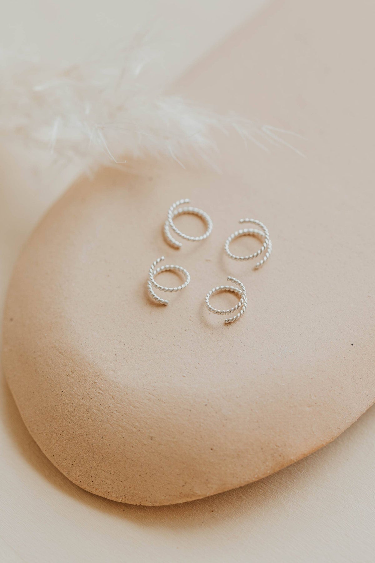 Tiny Twist Earrings | 14kt Gold Fill