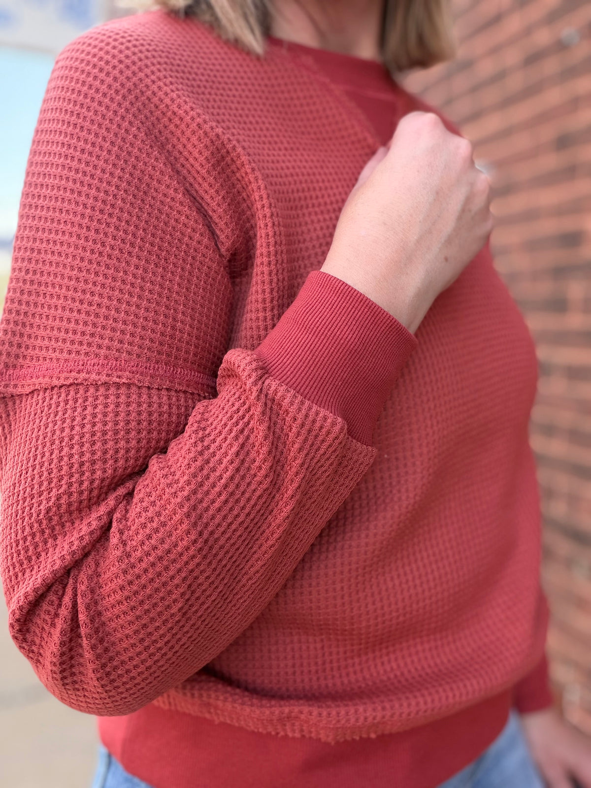 Fireside Crew Neck Thermal Pullover
