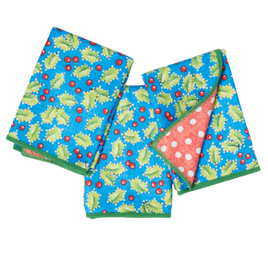 Mighty Mini Towel (Set of 3) Reversible - ME Holly