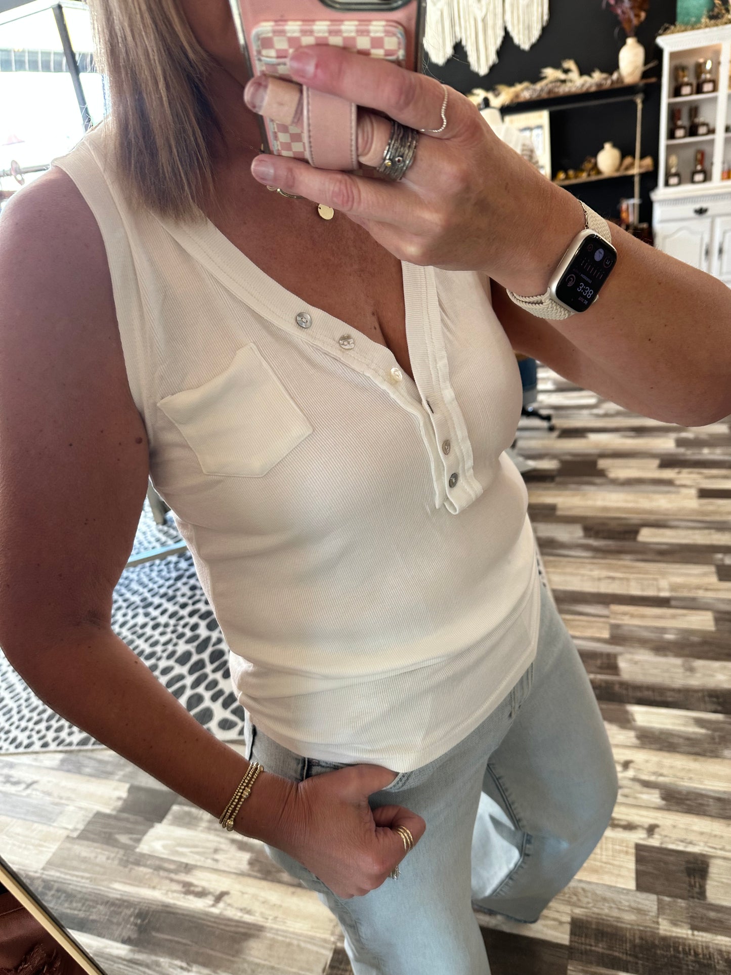 You'll Reach for This Pocket V-neck Tank
