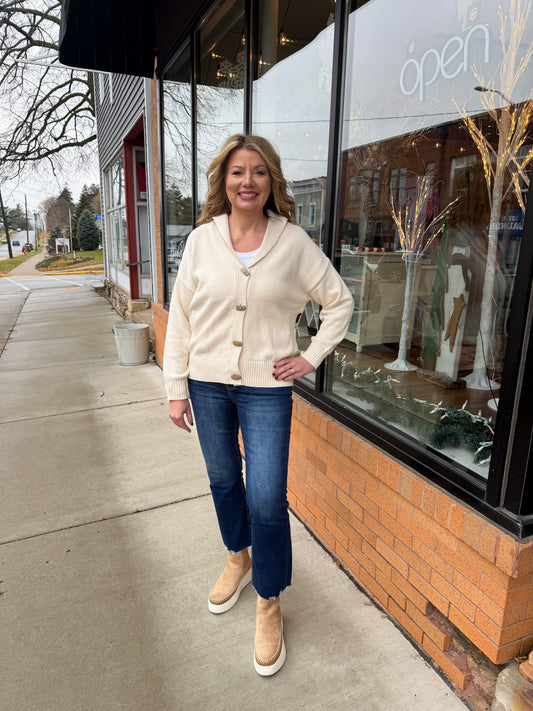 Cozy Cabin Toggle Cardigan