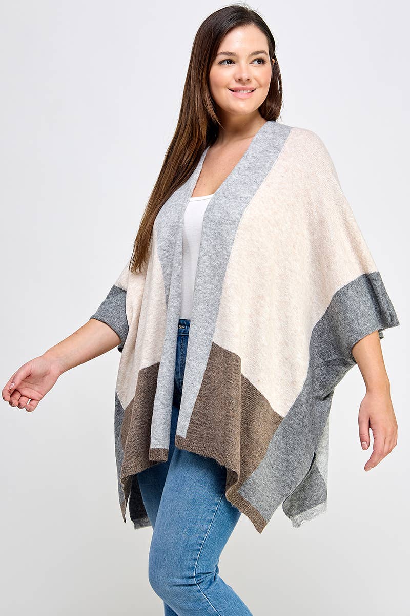 Cardigan Colorblock Knit
