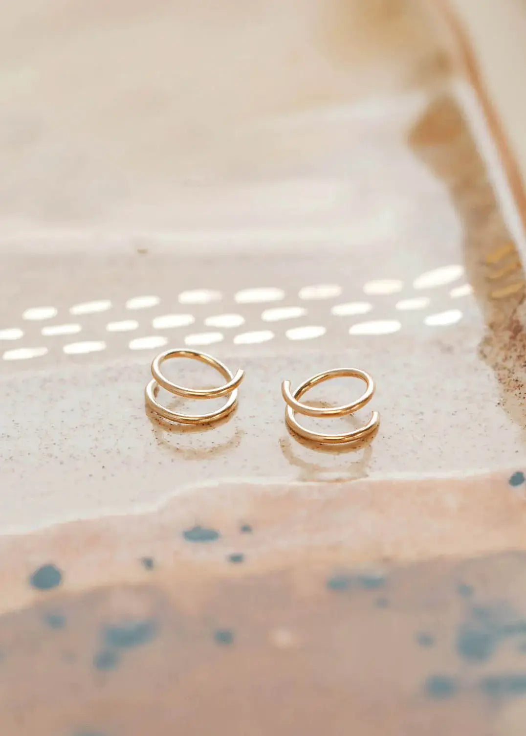 Tiny Twist Earrings | 14kt Gold Fill