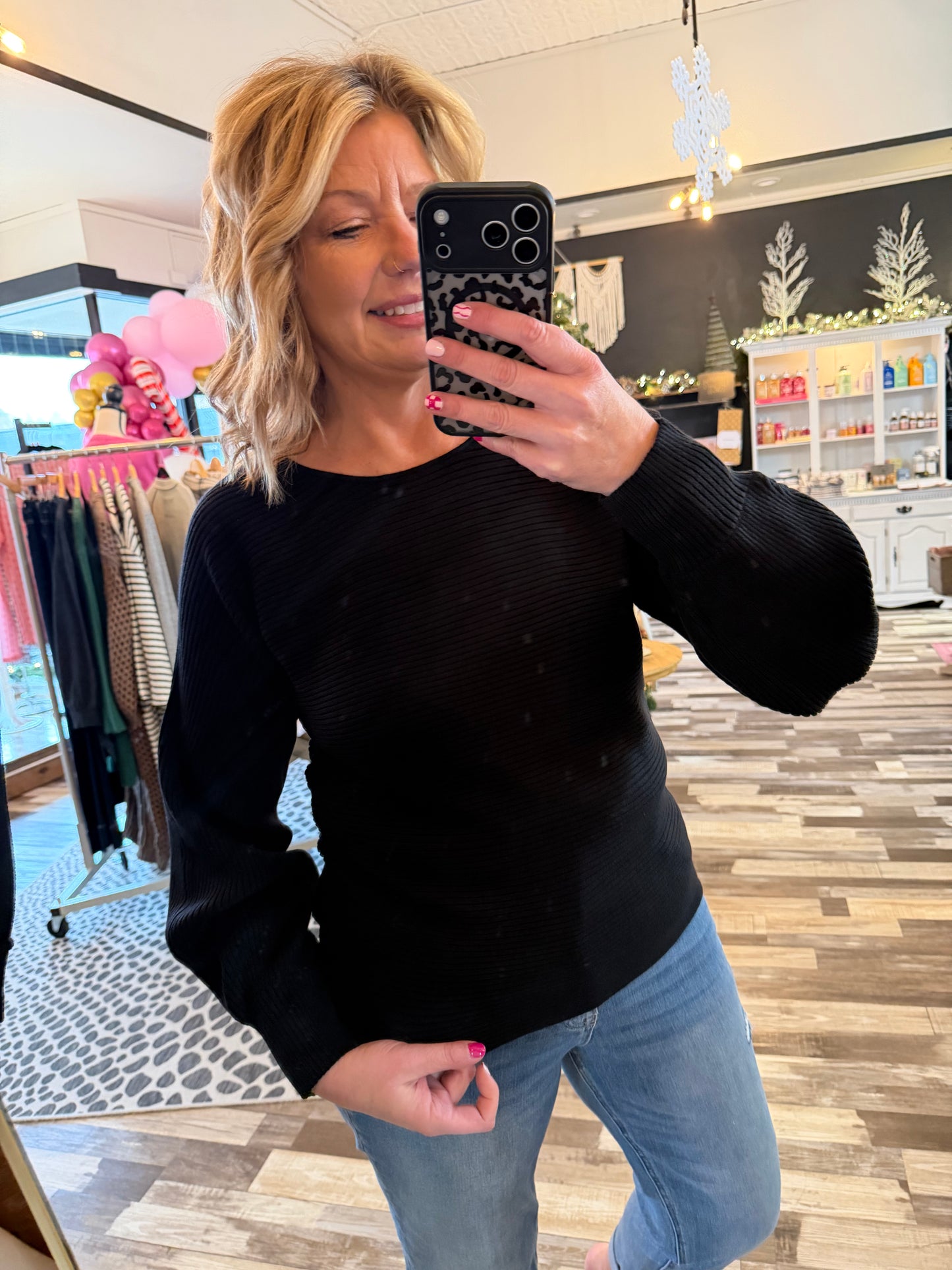 Basic Round Neck Long Sleeve Top