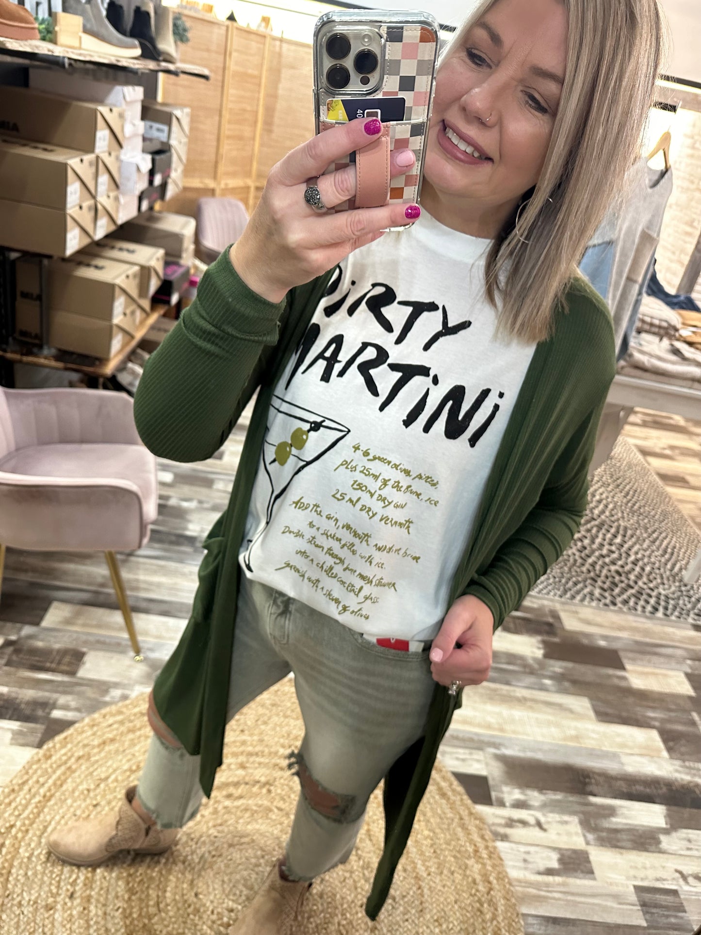 Girl Dangerous Dirty Martini Tee