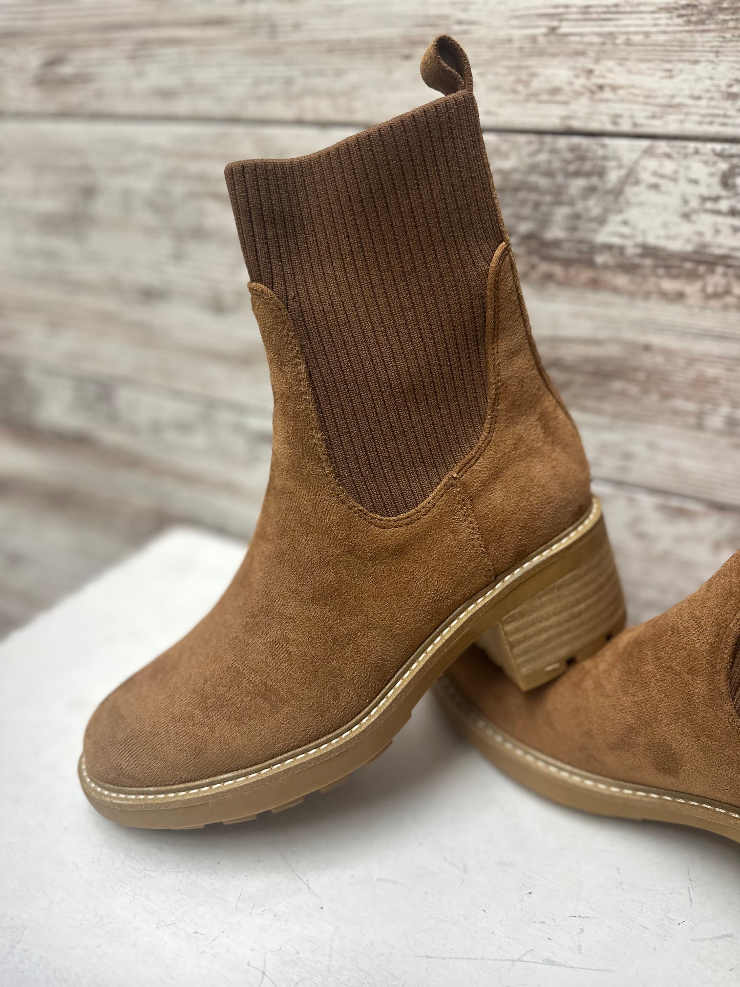 Corky's Goodness Gracious Faux Suede Ankle Boots