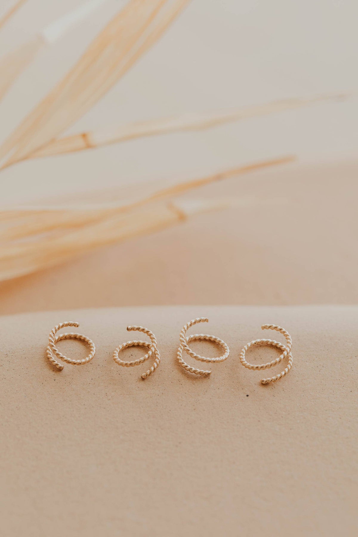 Tiny Twist Earrings | 14kt Gold Fill