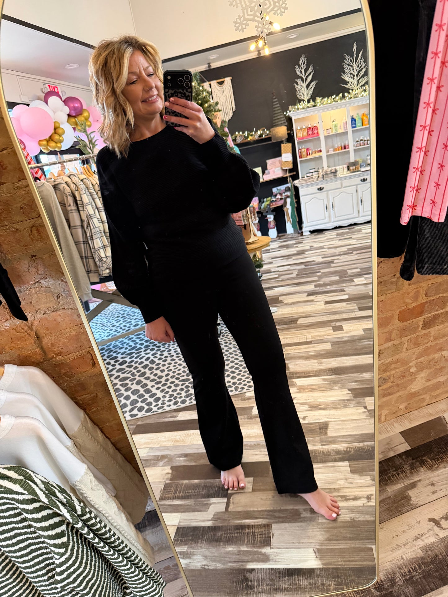 Horizontal Ribbed Sweater