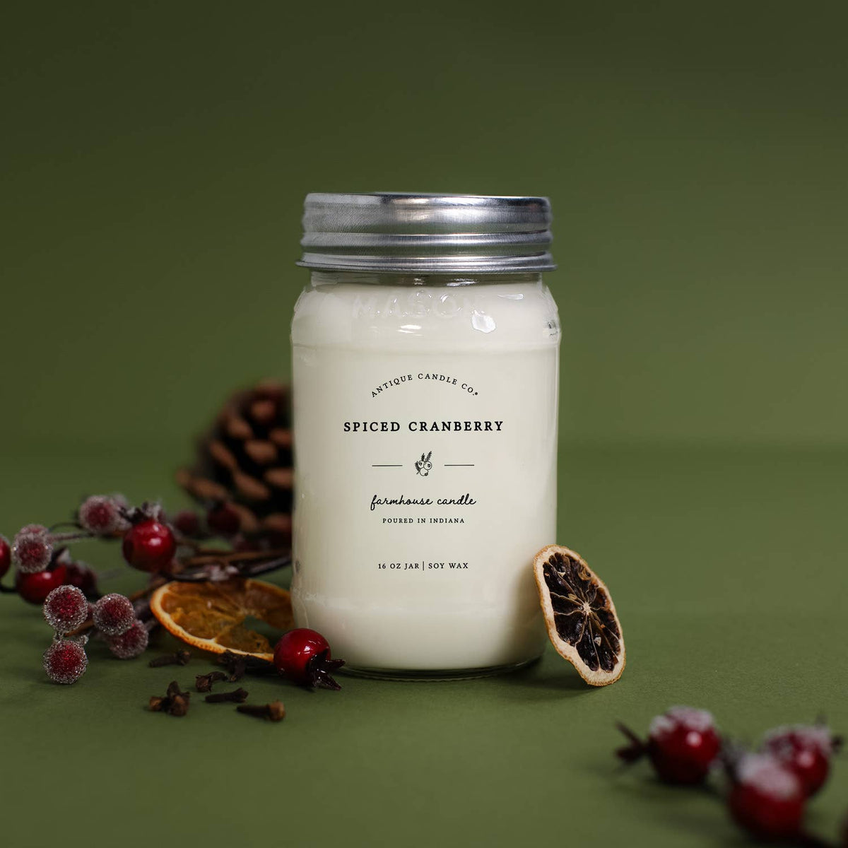 Spiced Cranberry - Soy Candle