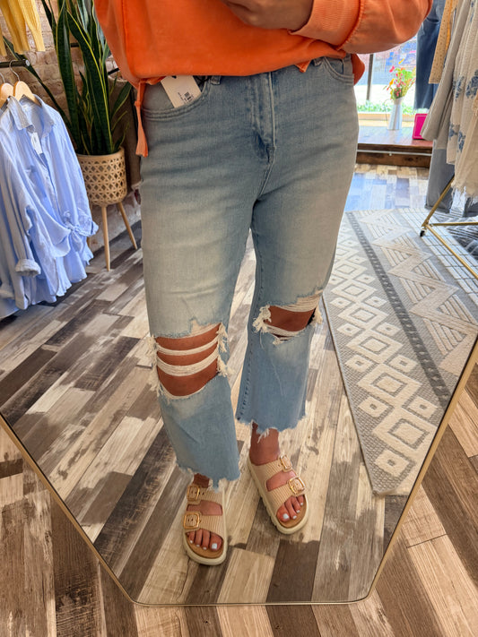 Mica 90's Vintage Crop Flare