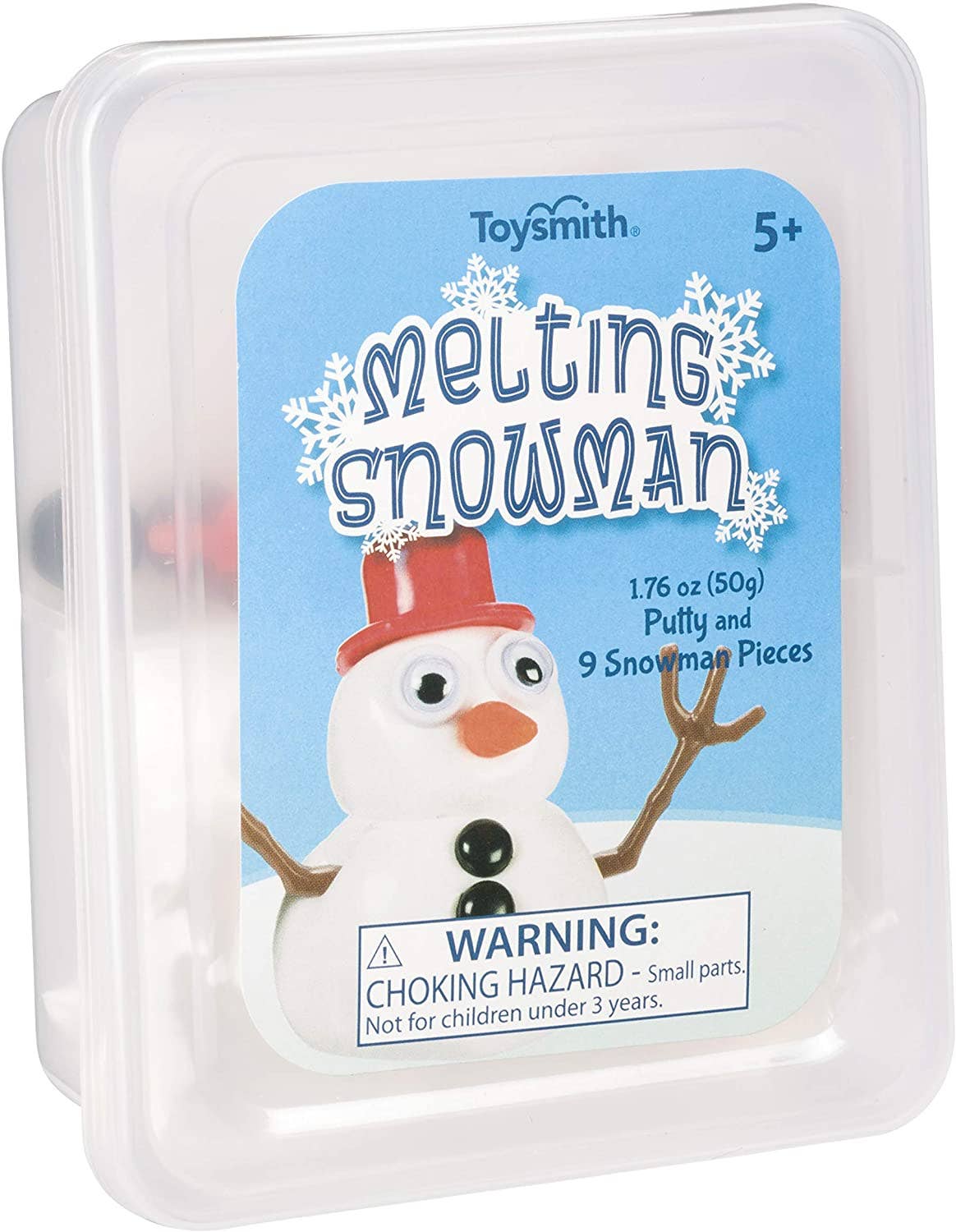 Melting Snowman Putty/Slime Kit, Reusable