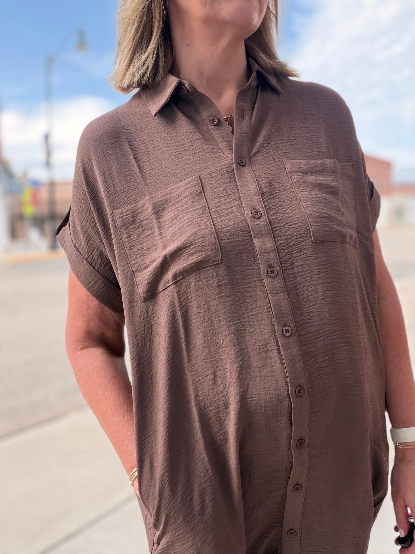 Settling Into Fall Shirt Dress