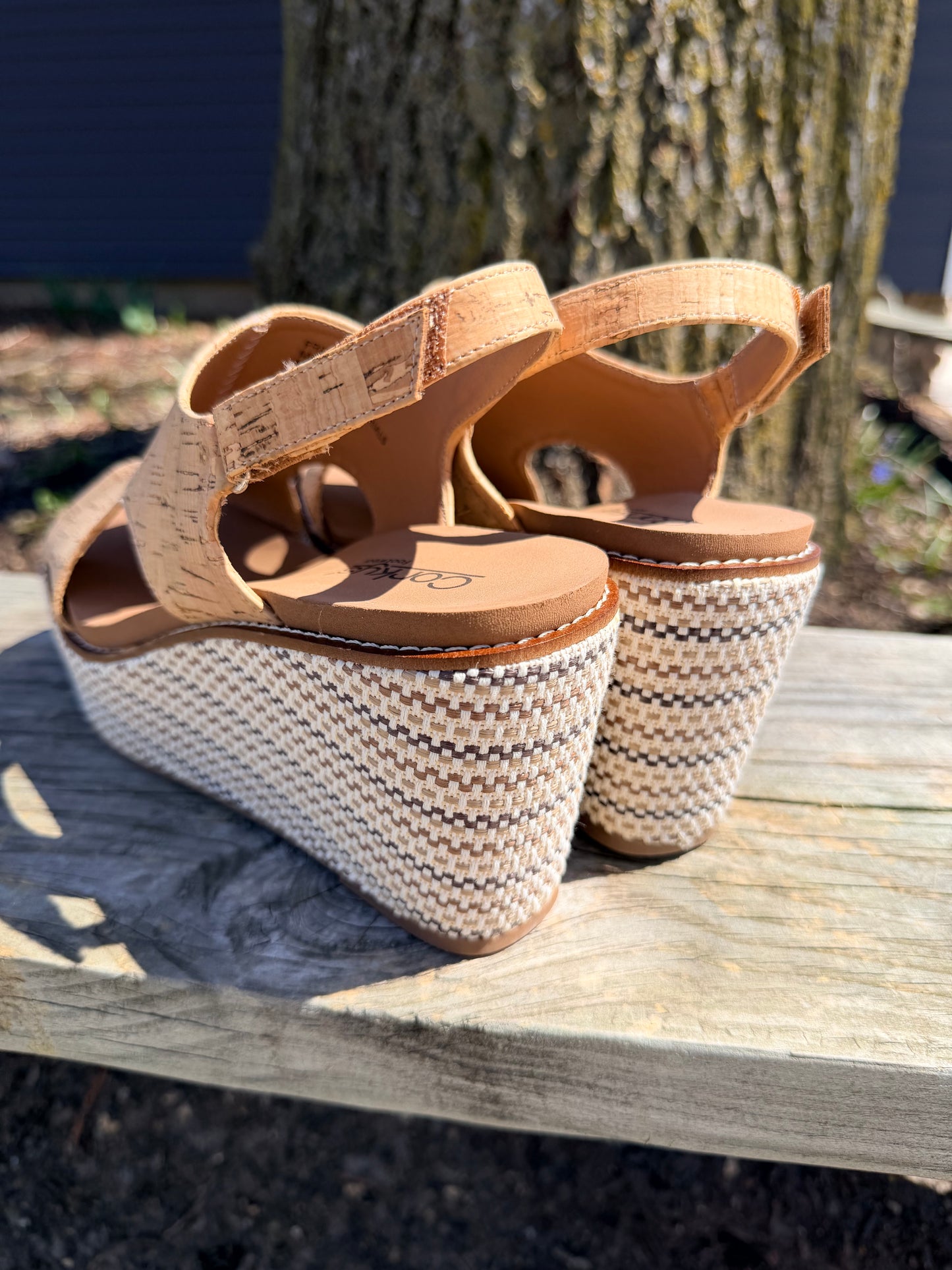 Corky's Cork Freddie Wedges
