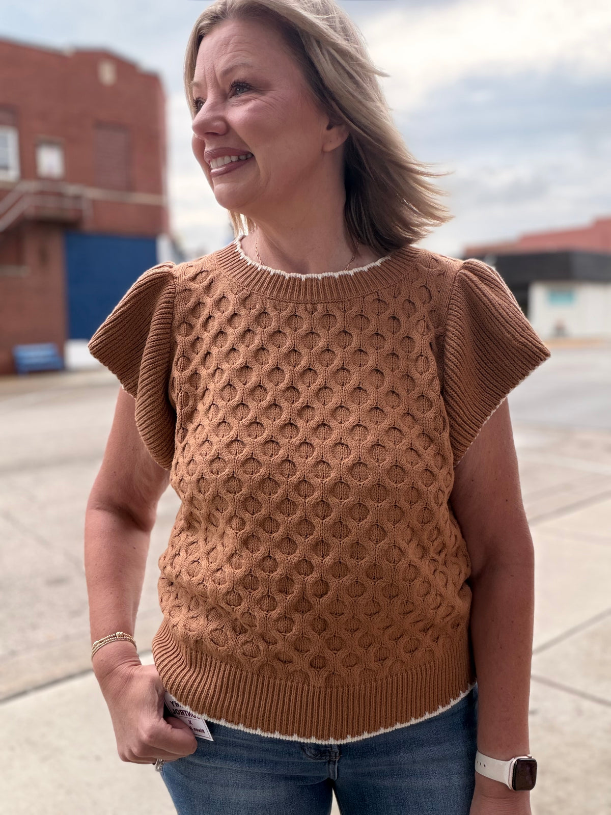 Falling in Love with Cable Knit Sweater