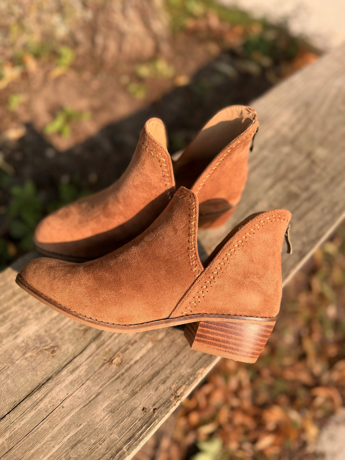 Corky's "Bluffin" Western Inspired Vegan Suede Ankle Boot