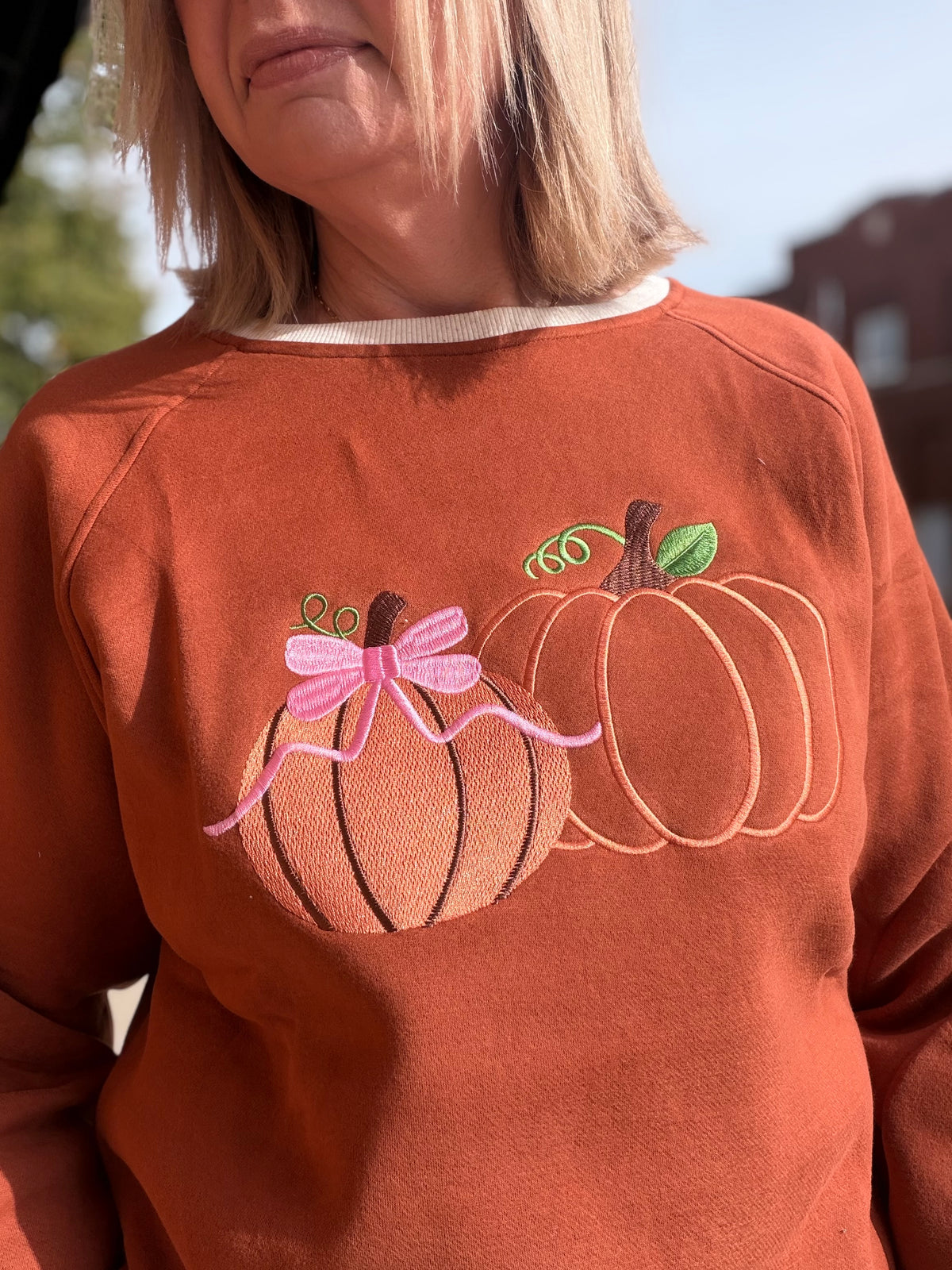 Pretty Little Pumpkins Duo Cuff Sweatshirt