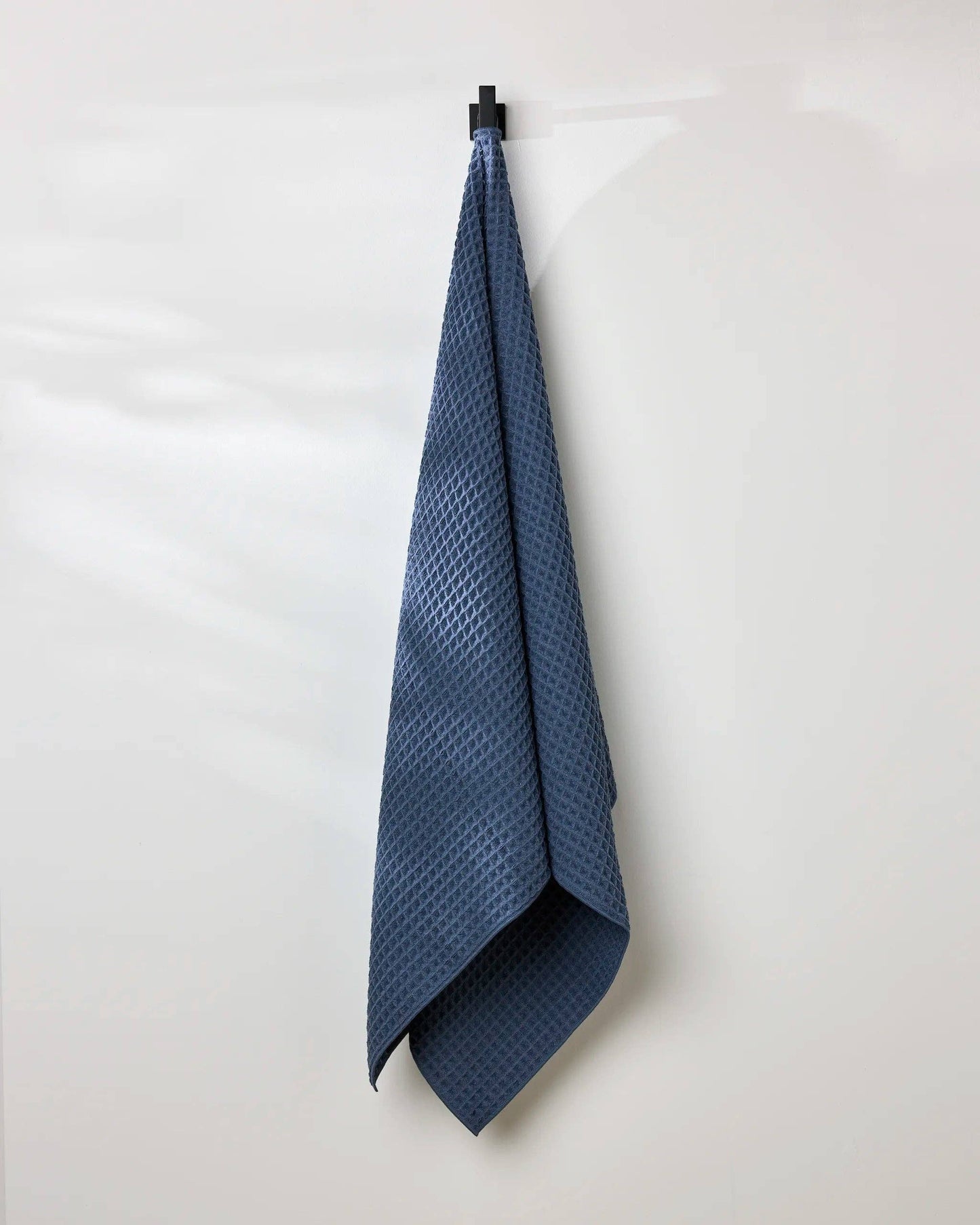 Midnight Blue Waffle Bath Towel