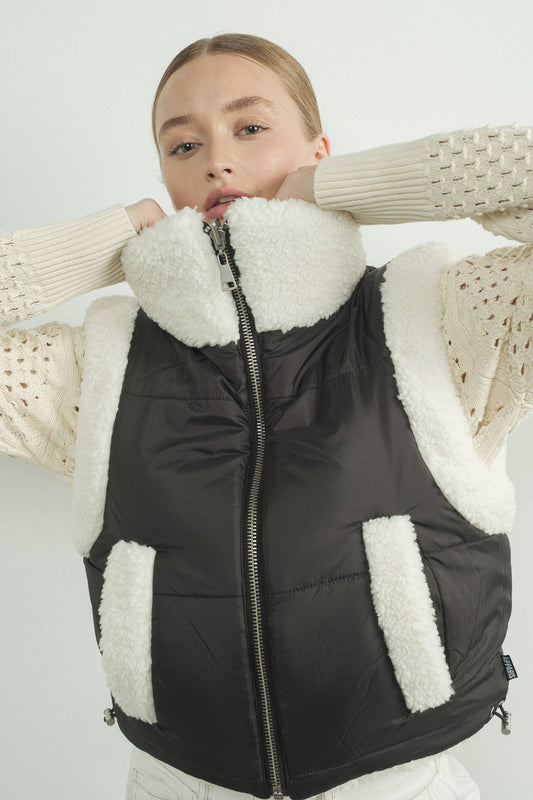 Reversible Sherpa Cozy Vest