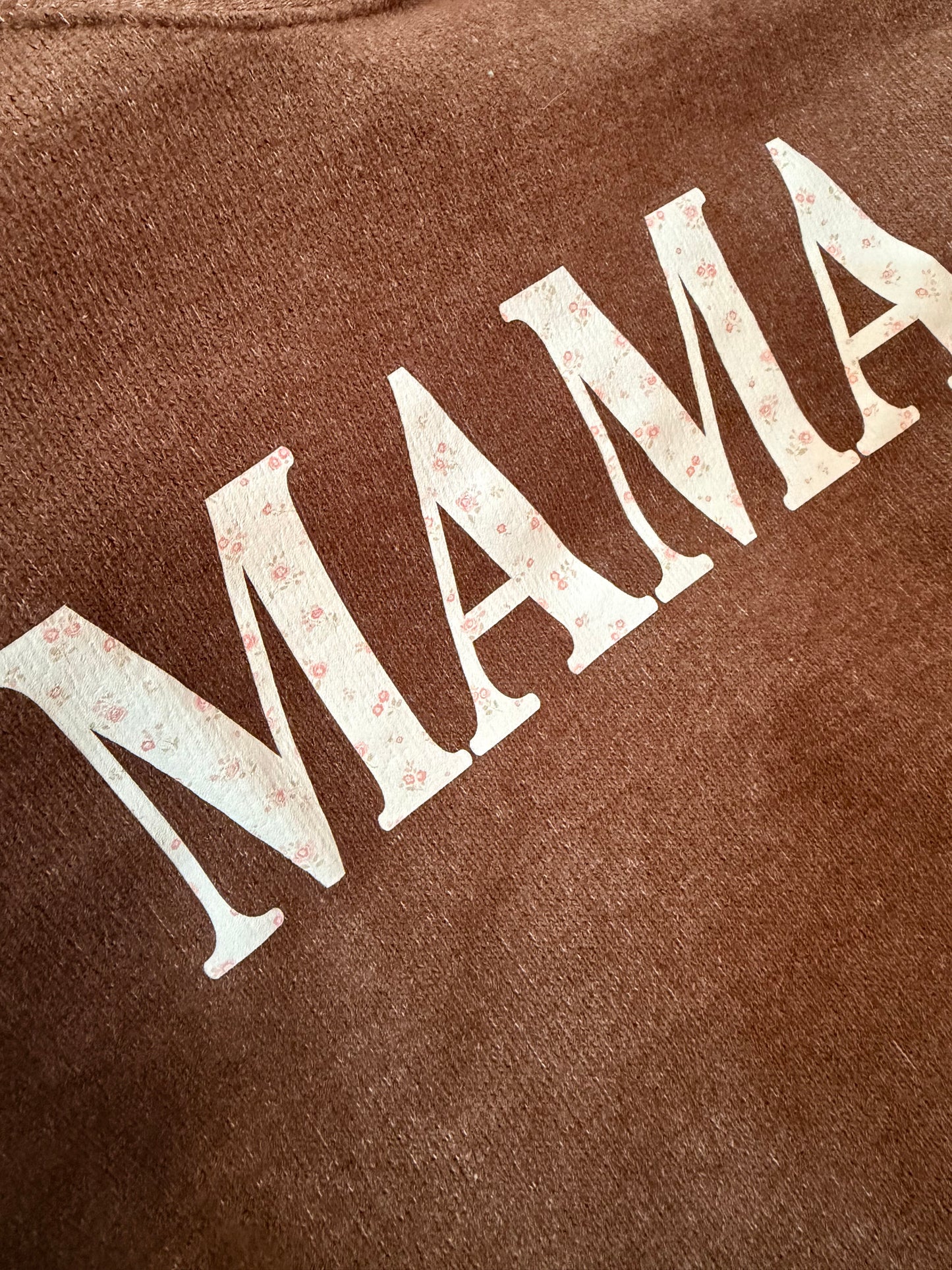 MAMA Dainty Floral Sweater Pullover