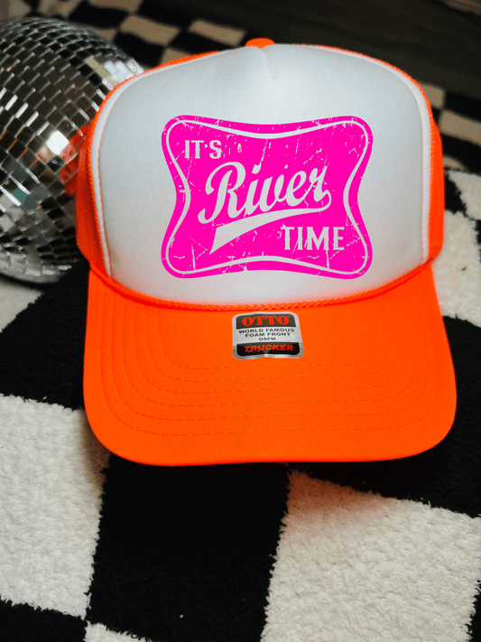 River Time- trucker hat