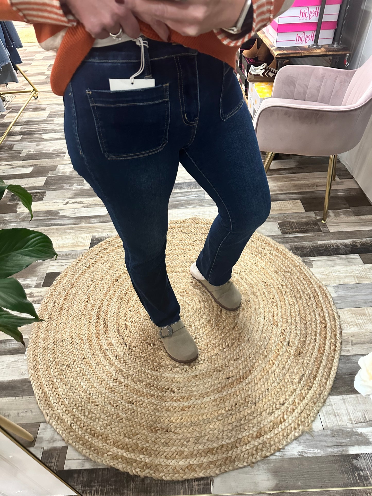 Lovervet High Rise Mini Bootcut Denim