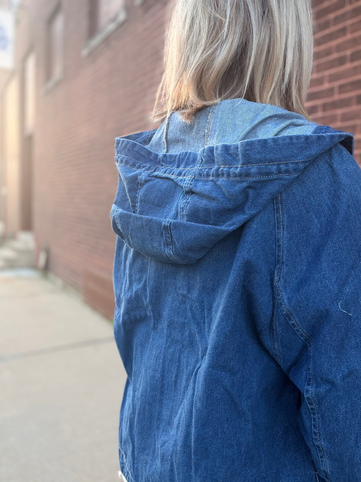 The Sweet Grace Oversize Raglan Sleeve Jacket With Hoodie