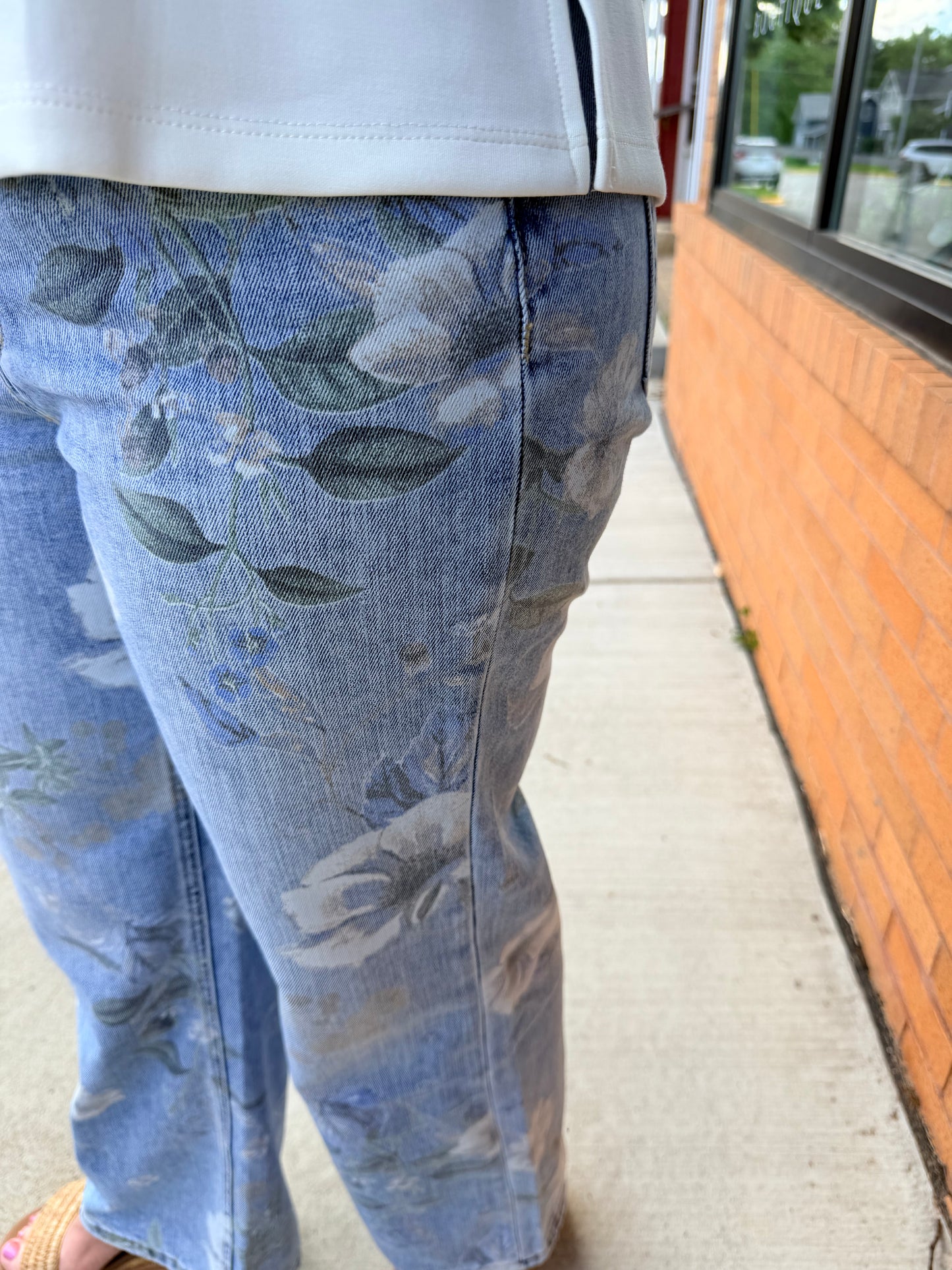 Vervet High Rise Vintage Floral Flare