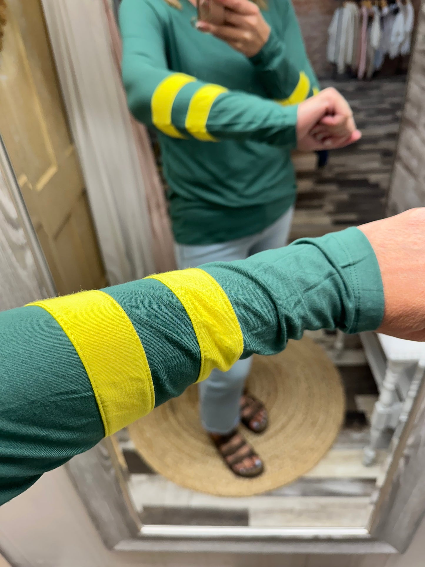 Game Day Green Bay Larissa Long Sleeve Top