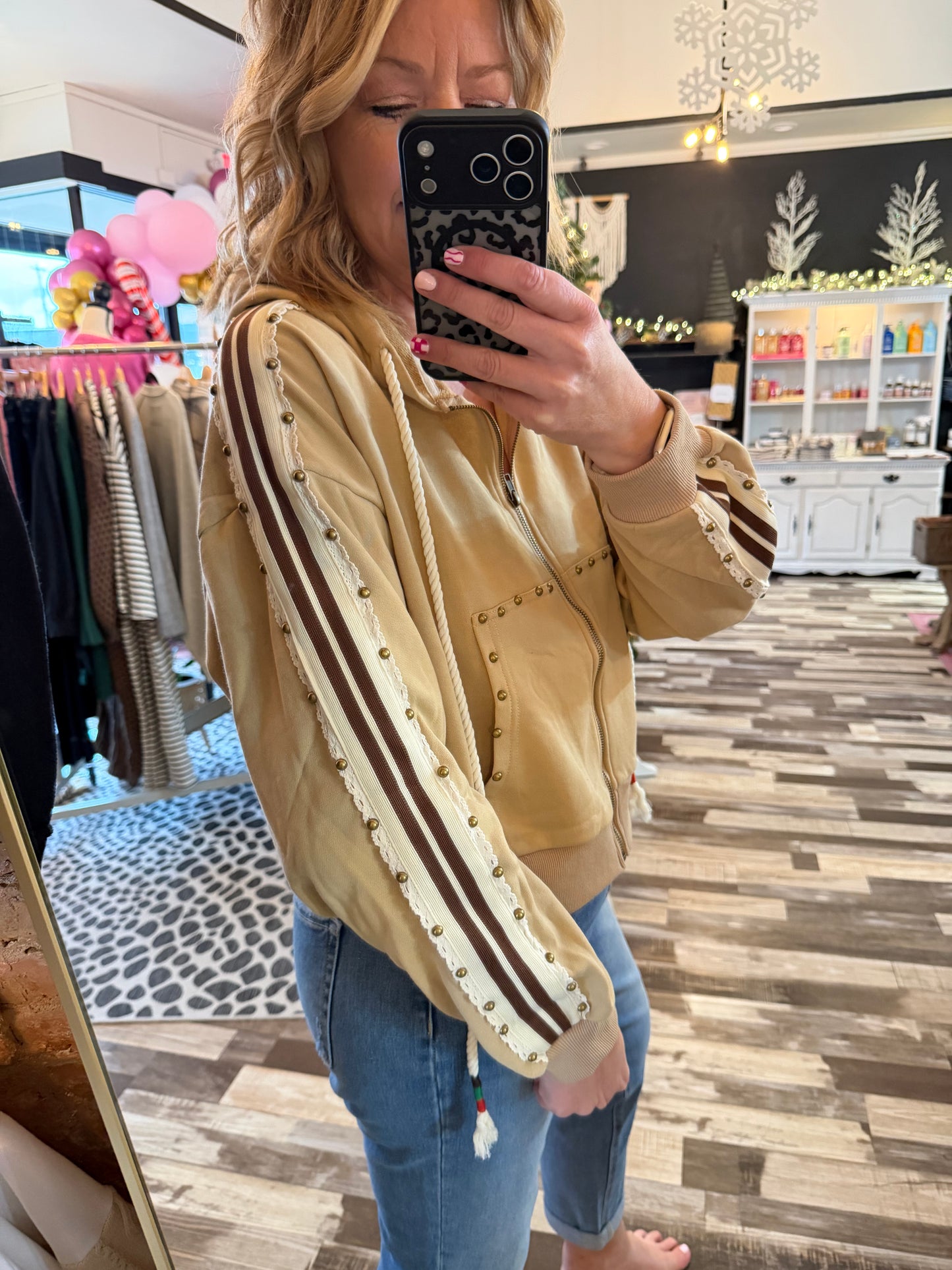 POL Hooded Stud Hoodie