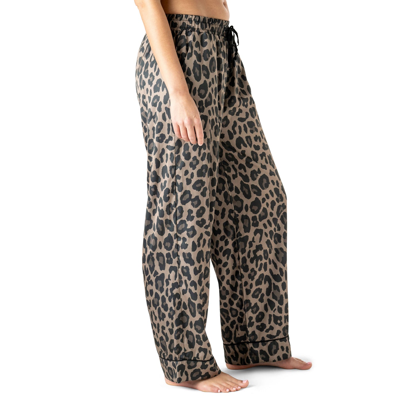 Hello Mello Cat's Meow Satin Pajama Pant