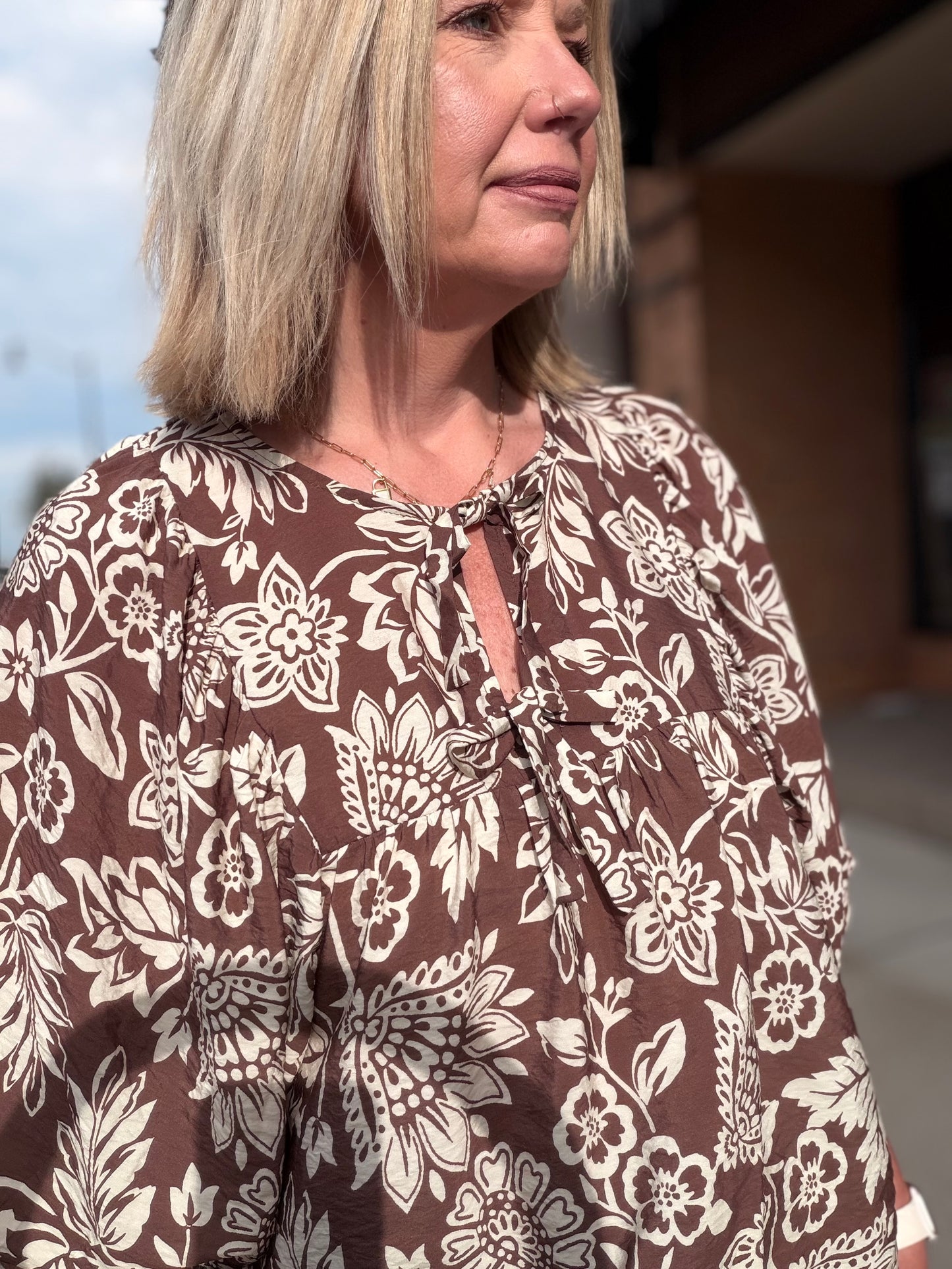 The Raya Boho Printed Blouse