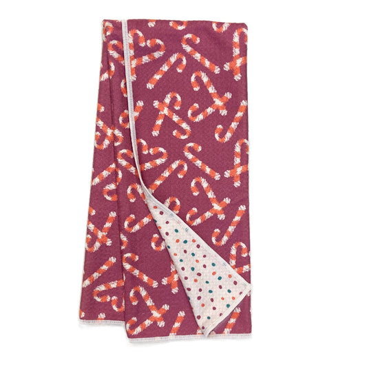 Anywhere Towel Reversible - ZW Candy Cane