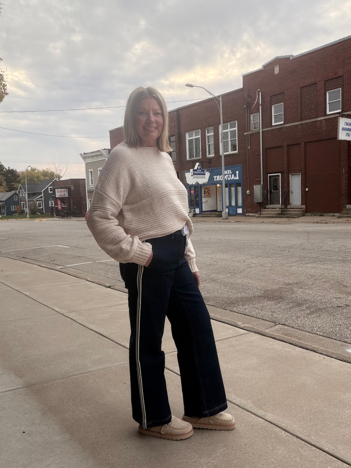 The Sideline High-Rise Wide Jogger by Mica