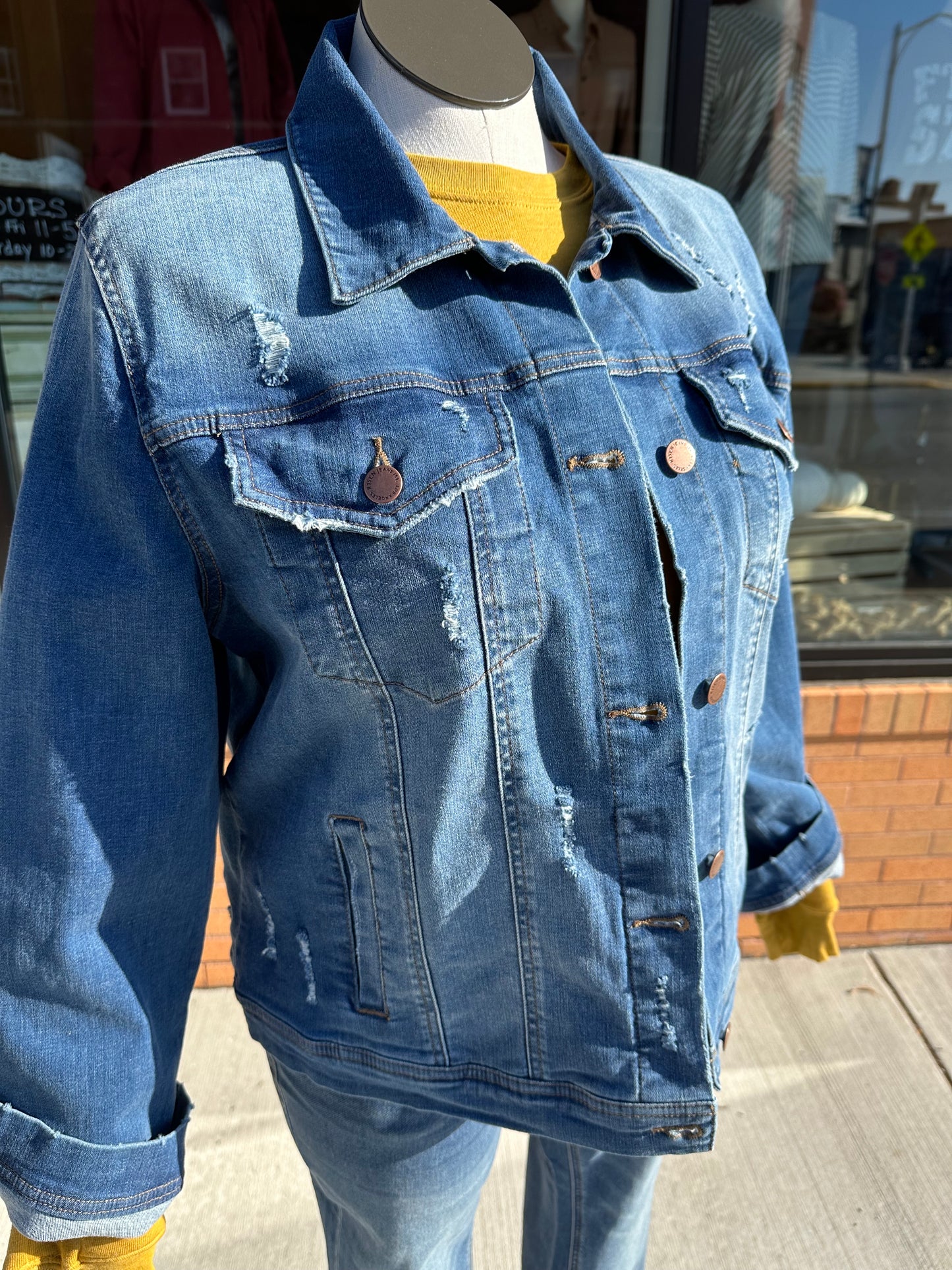 Risen Vintage Washed Denim Jacket