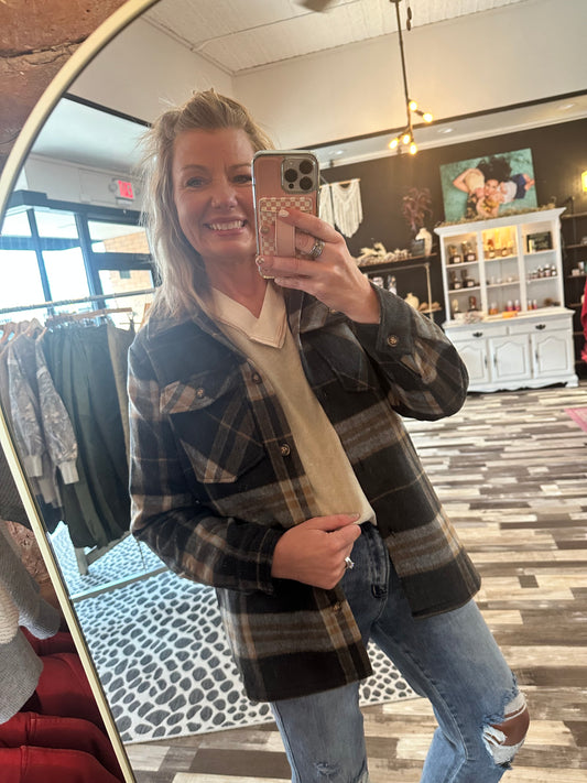 Karissa Plaid Jacket