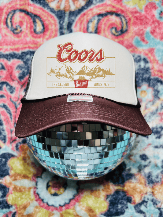 Coors Beer trucker hat