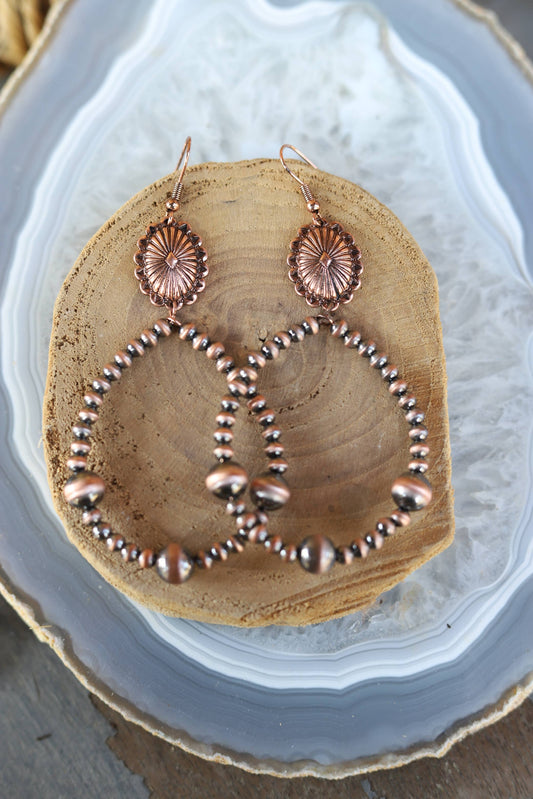 Turquoise Haven - COPPER EARRING