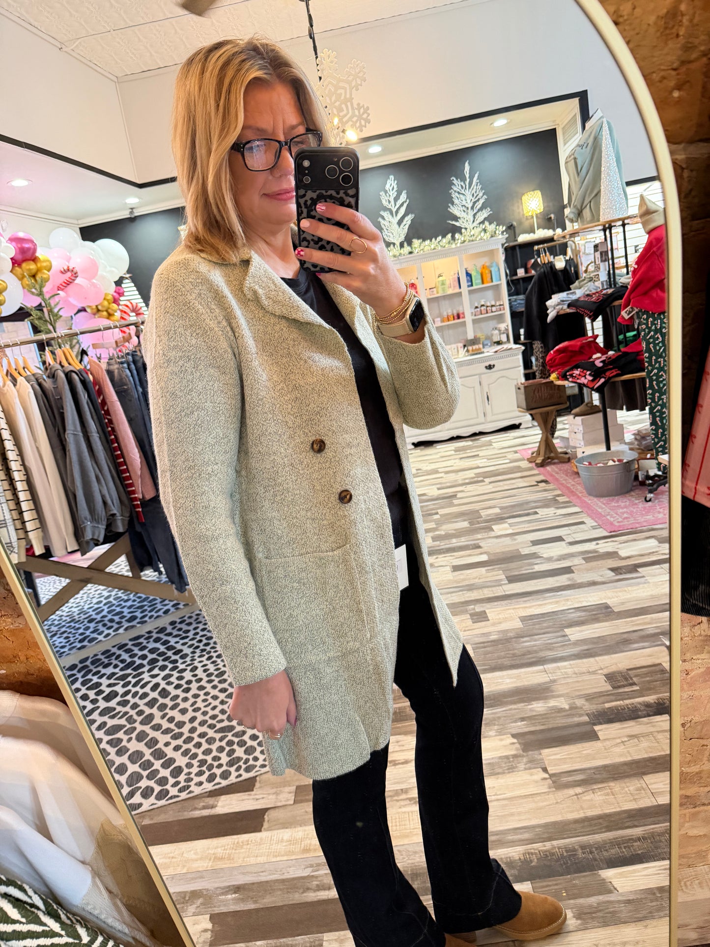 Let's Get Coffee and Shop Sweater Coat