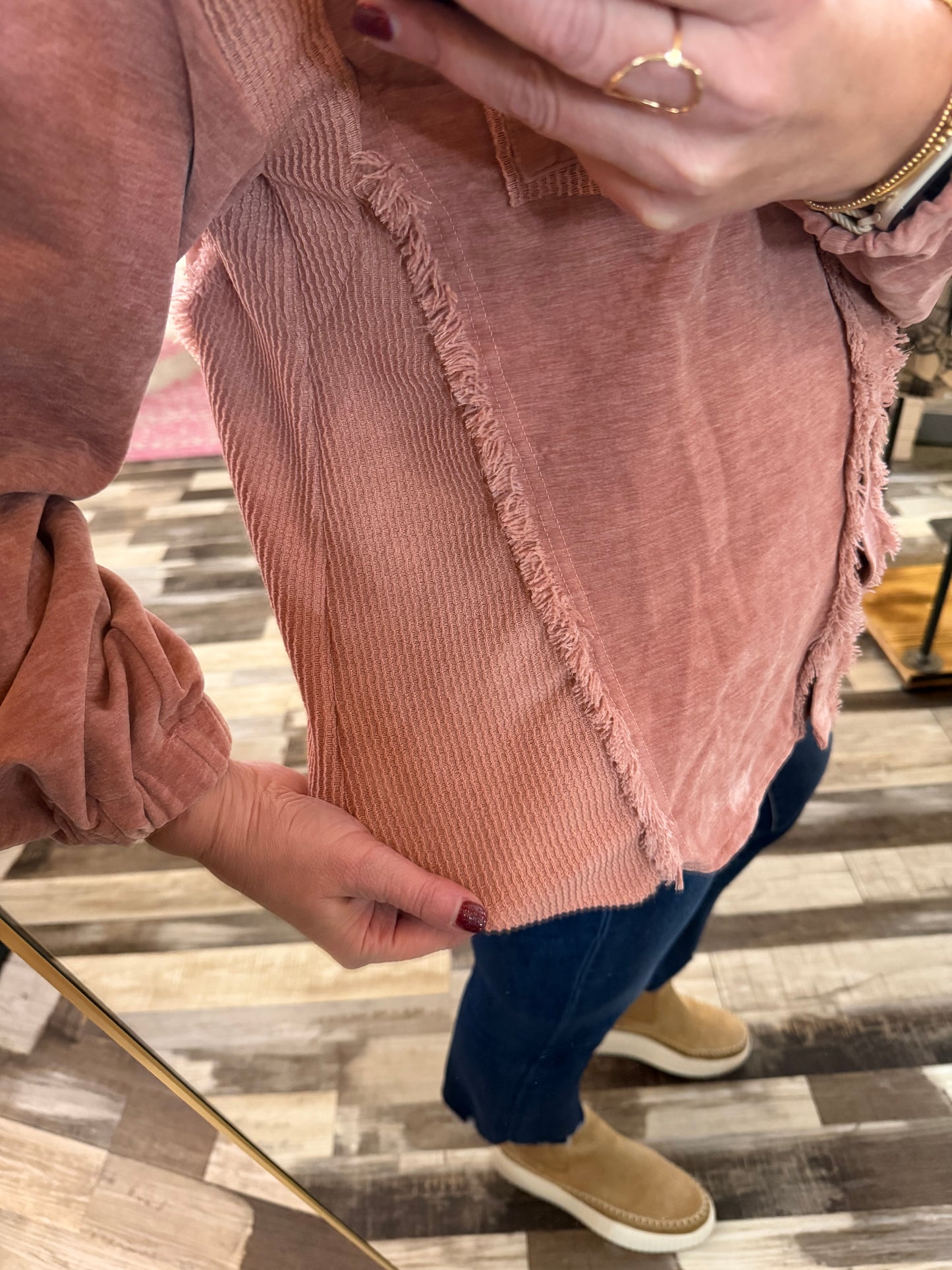 Soft As Ever Button Down Cozy Shacket